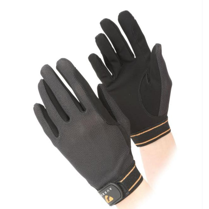 Shires Aubrion Children's Mesh Riding Gloves