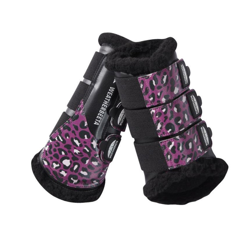 Weatherbeeta Leopard Brushing Boots