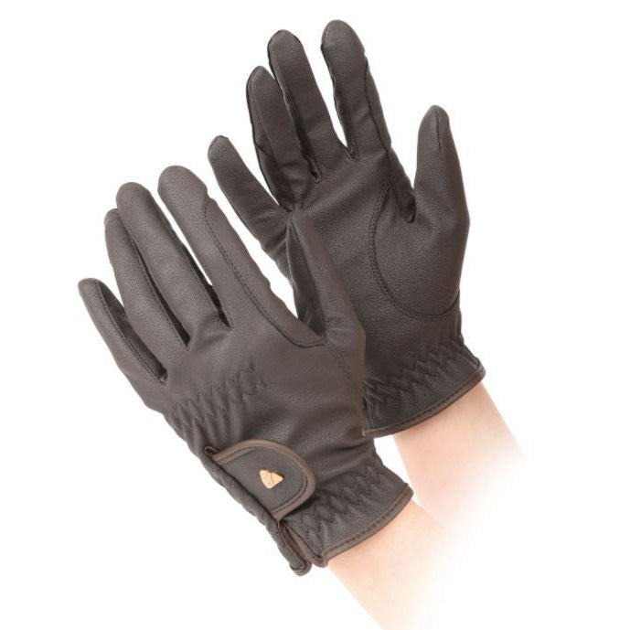 Shires Aubrion Child's PU Riding Gloves