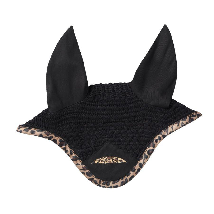 Weatherbeeta Prime Luxe Leopard Ear Bonnet