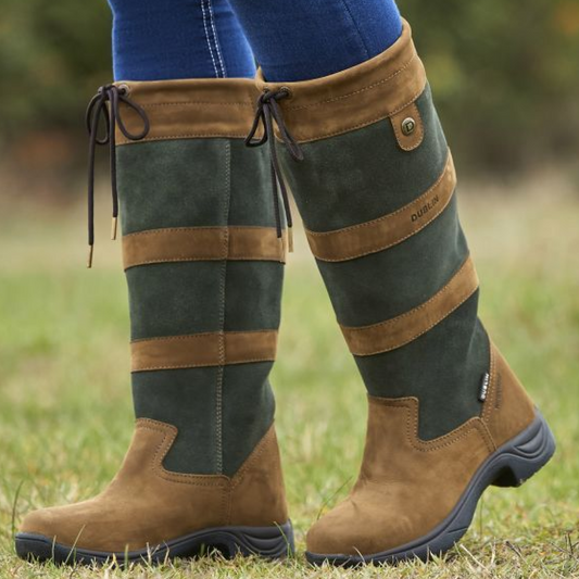 Dublin River Boots III - Dark Brown/Green