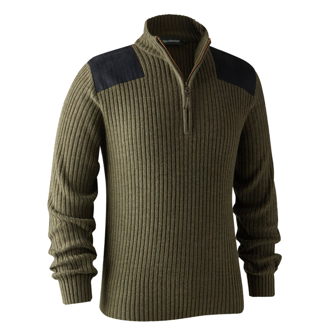 Deerhunter Rogaland Men's Zip-Neck Knit Jumper