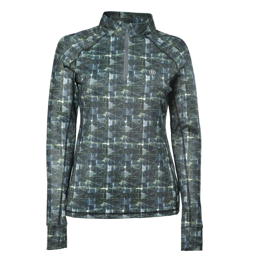 Dublin Sapphire Print Long Sleeve Top