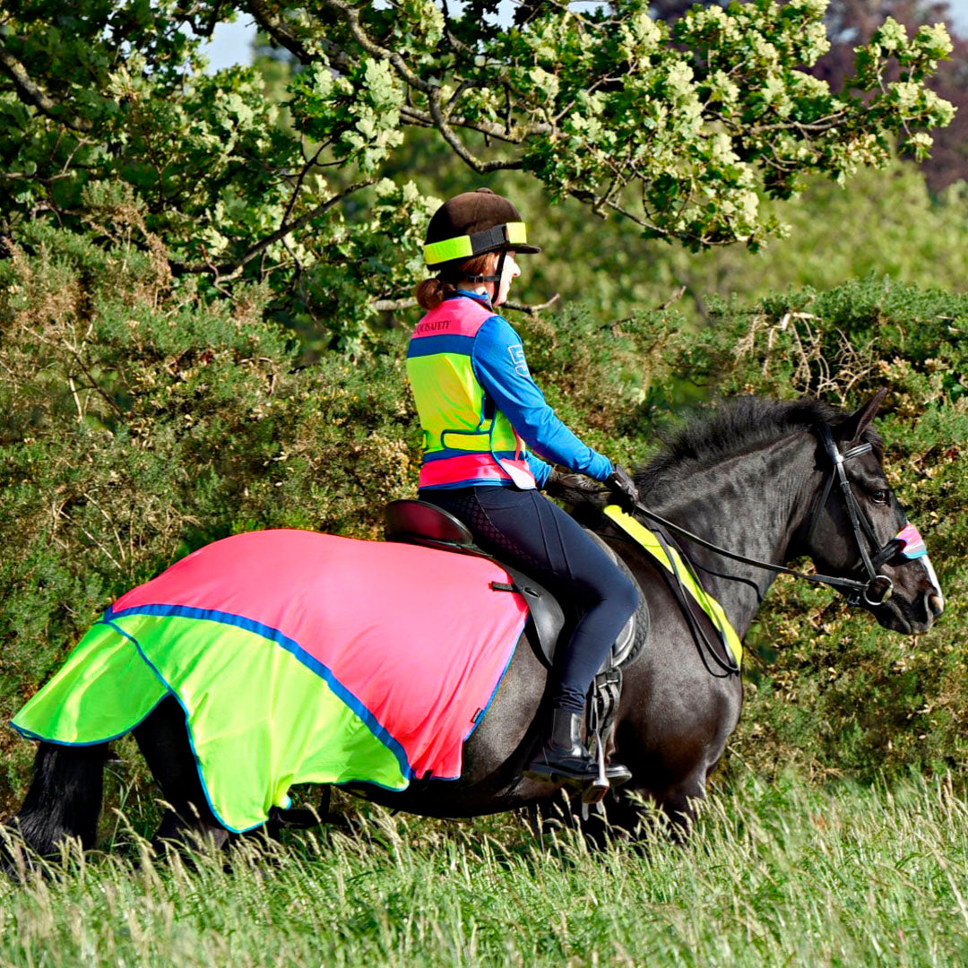Equisafety Charlotte Dujardin High Visibility Mesh Exercise Sheet