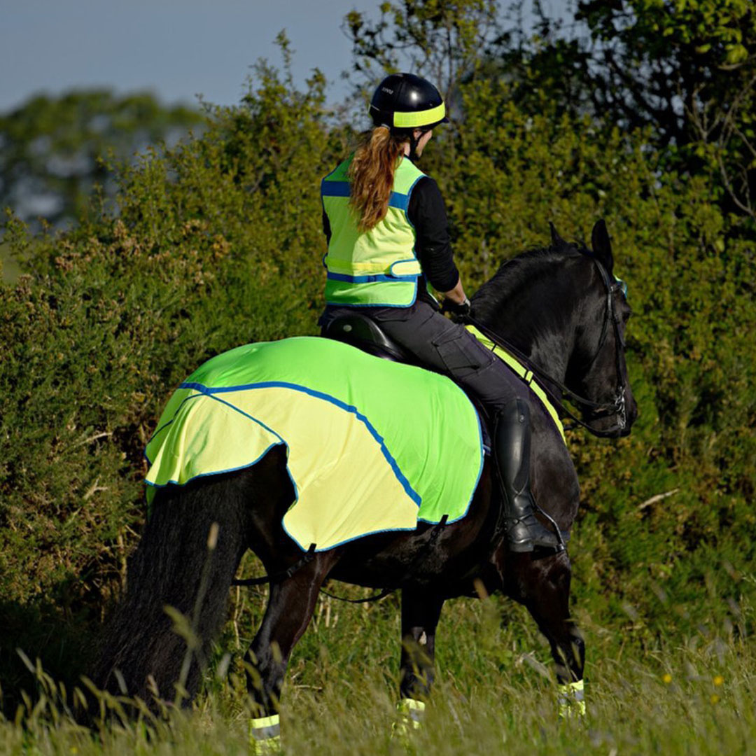 Equisafety Charlotte Dujardin High Visibility Mesh Exercise Sheet