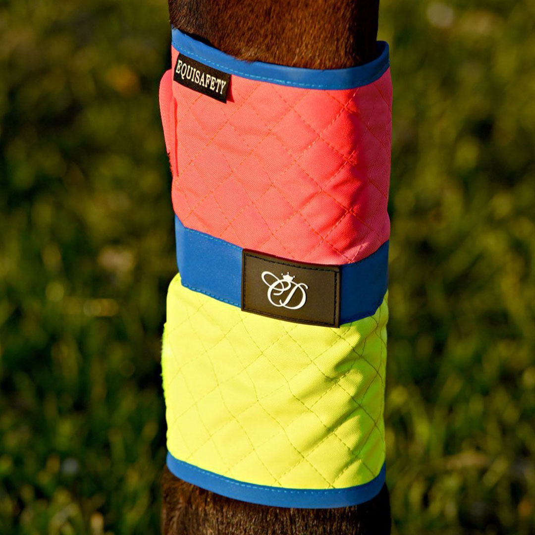 Equisafety Charlotte Dujardin Waterproof High Visibility Leg Wraps