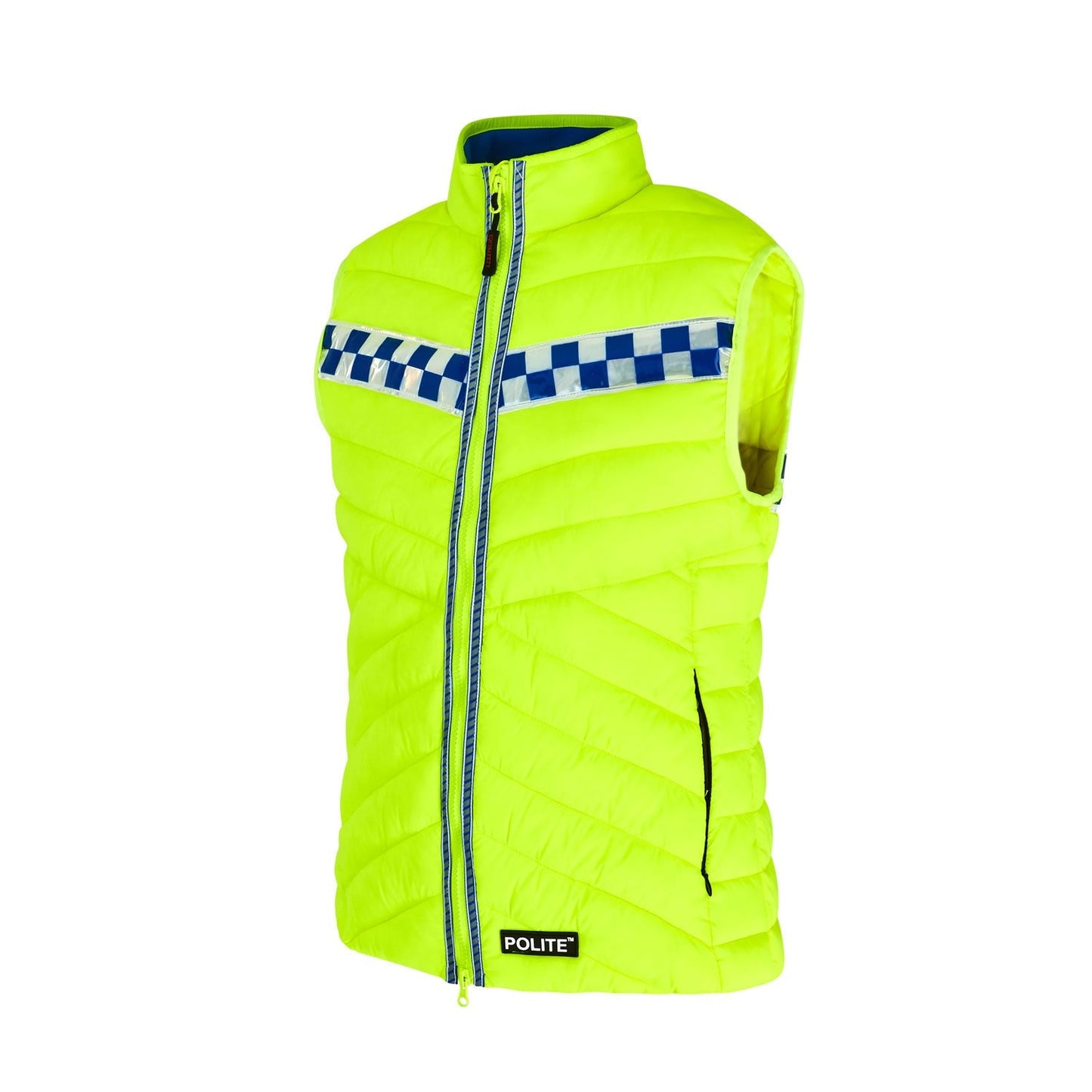 Equisafety Polite Hi-Vis Fitted Gilet
