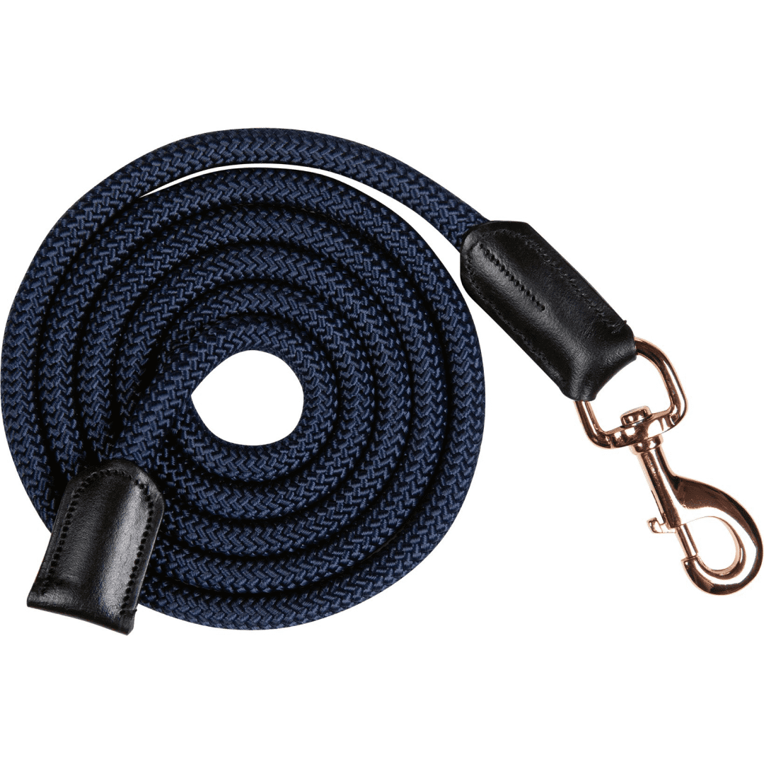 HKM Rosegold Glamour Style Lead Rope With Snap Hook
