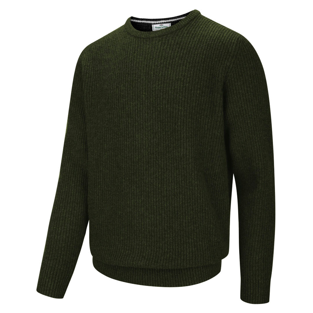 Hoggs of Fife Borders Men's Ribbed Knit Jumper