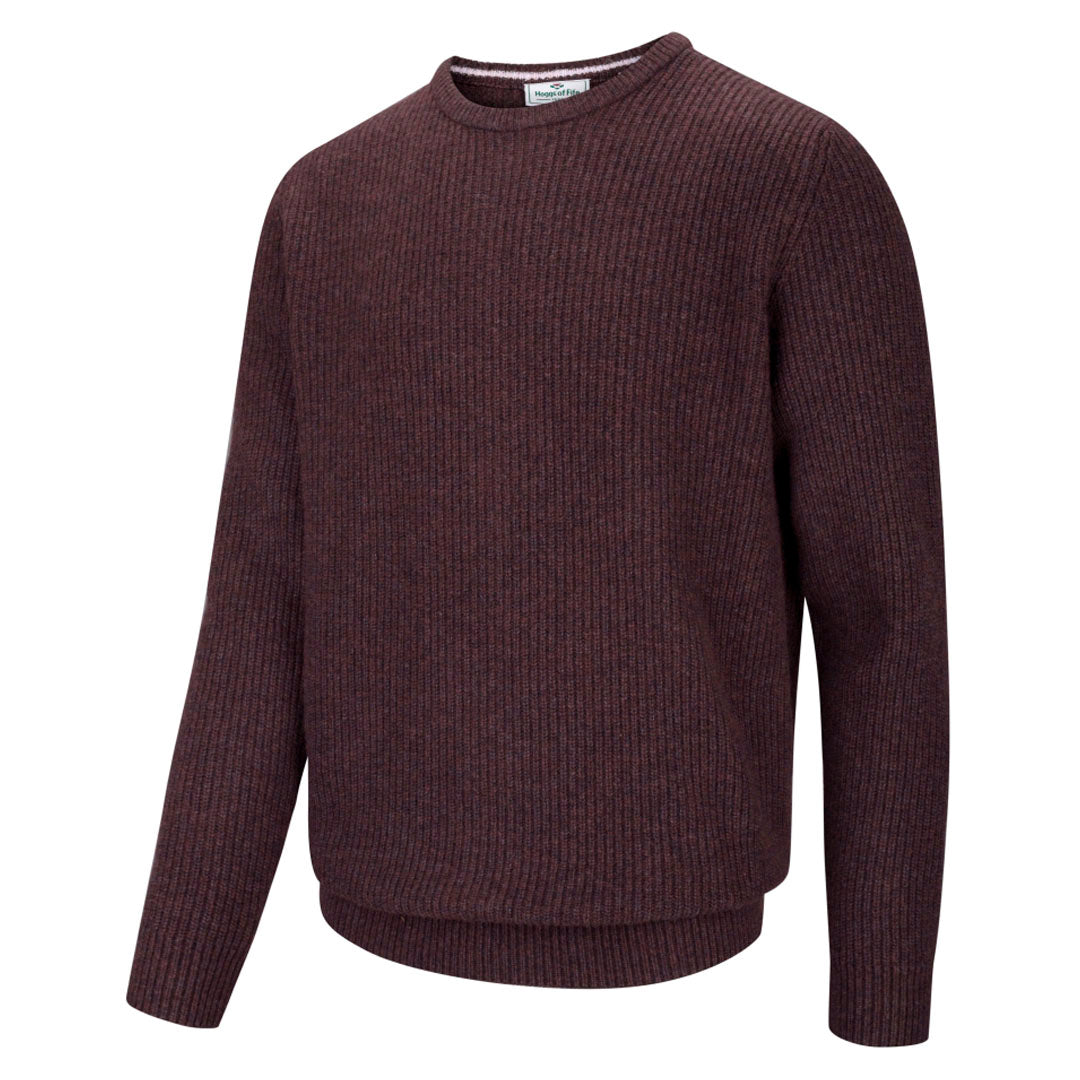 Hoggs of Fife Borders Men's Ribbed Knit Jumper