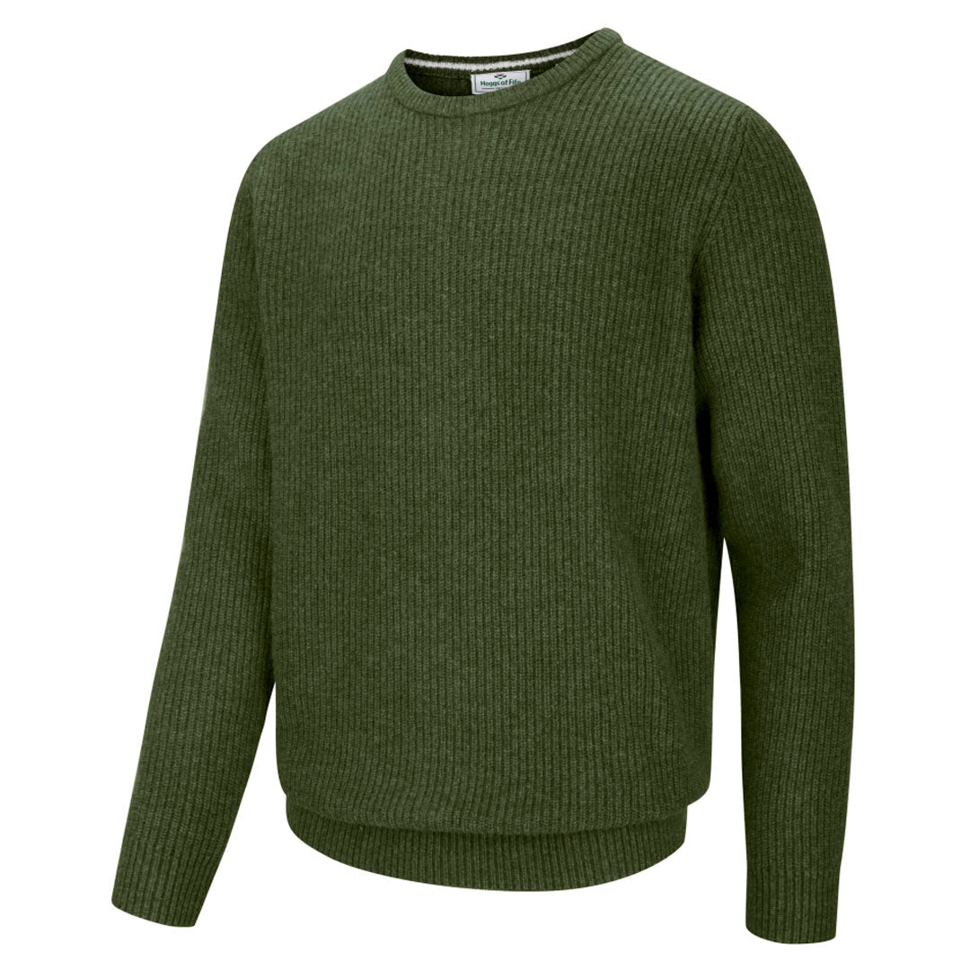 Hoggs of Fife Borders Men's Ribbed Knit Jumper