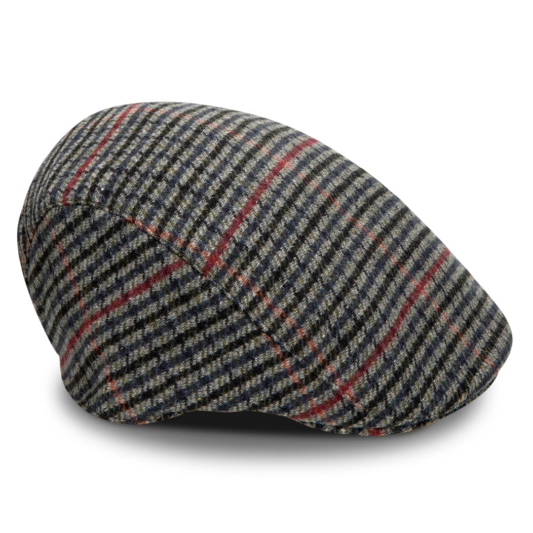 Hoggs of Fife Dogtooth Waterproof Tweed Cap