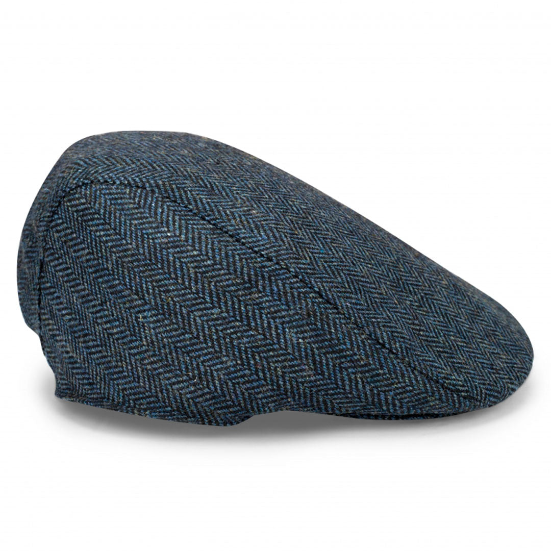 Hoggs of Fife Herringbone Waterproof Tweed Cap
