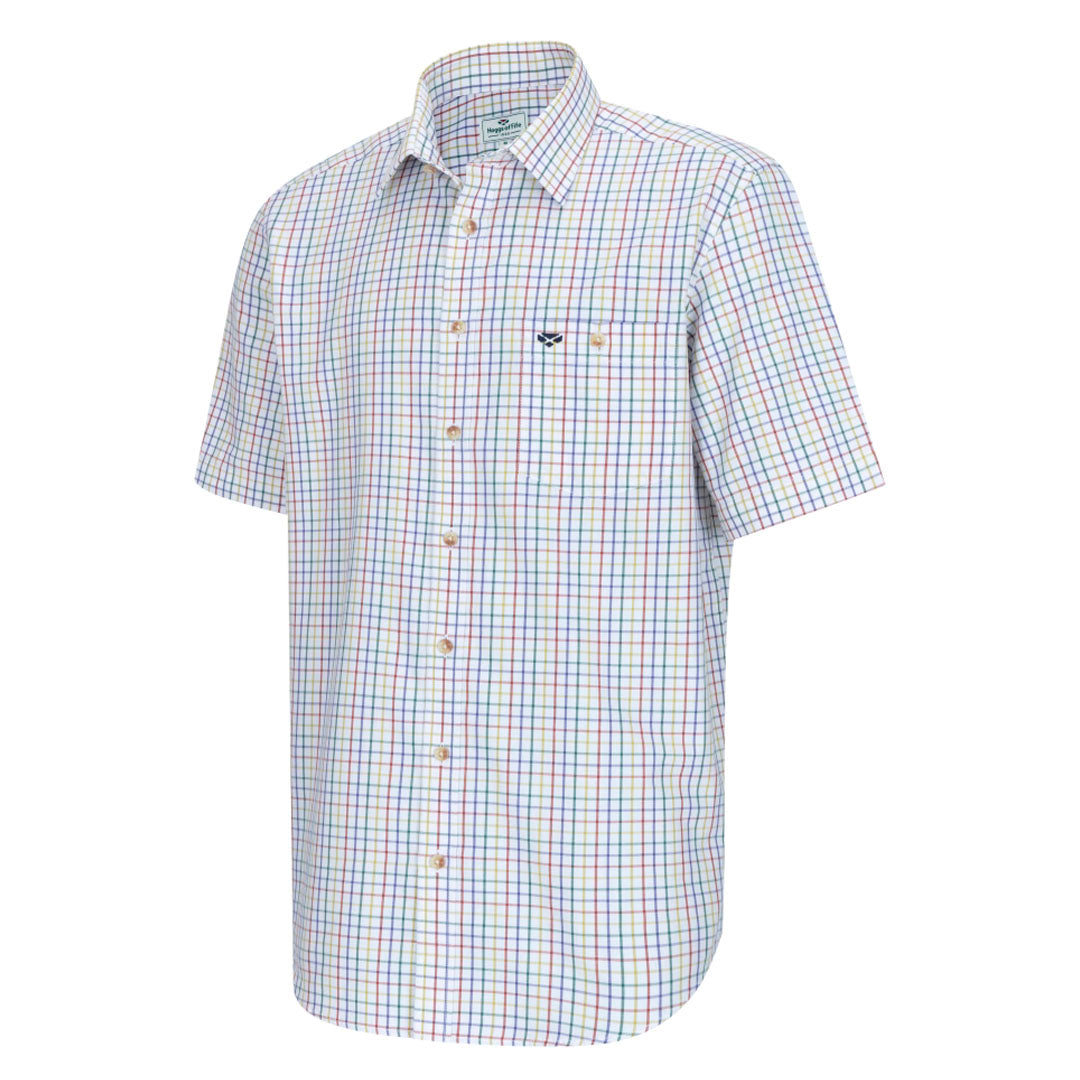 Hoggs of Fife Kessock Men's Short Sleeve Tattersall Shirt