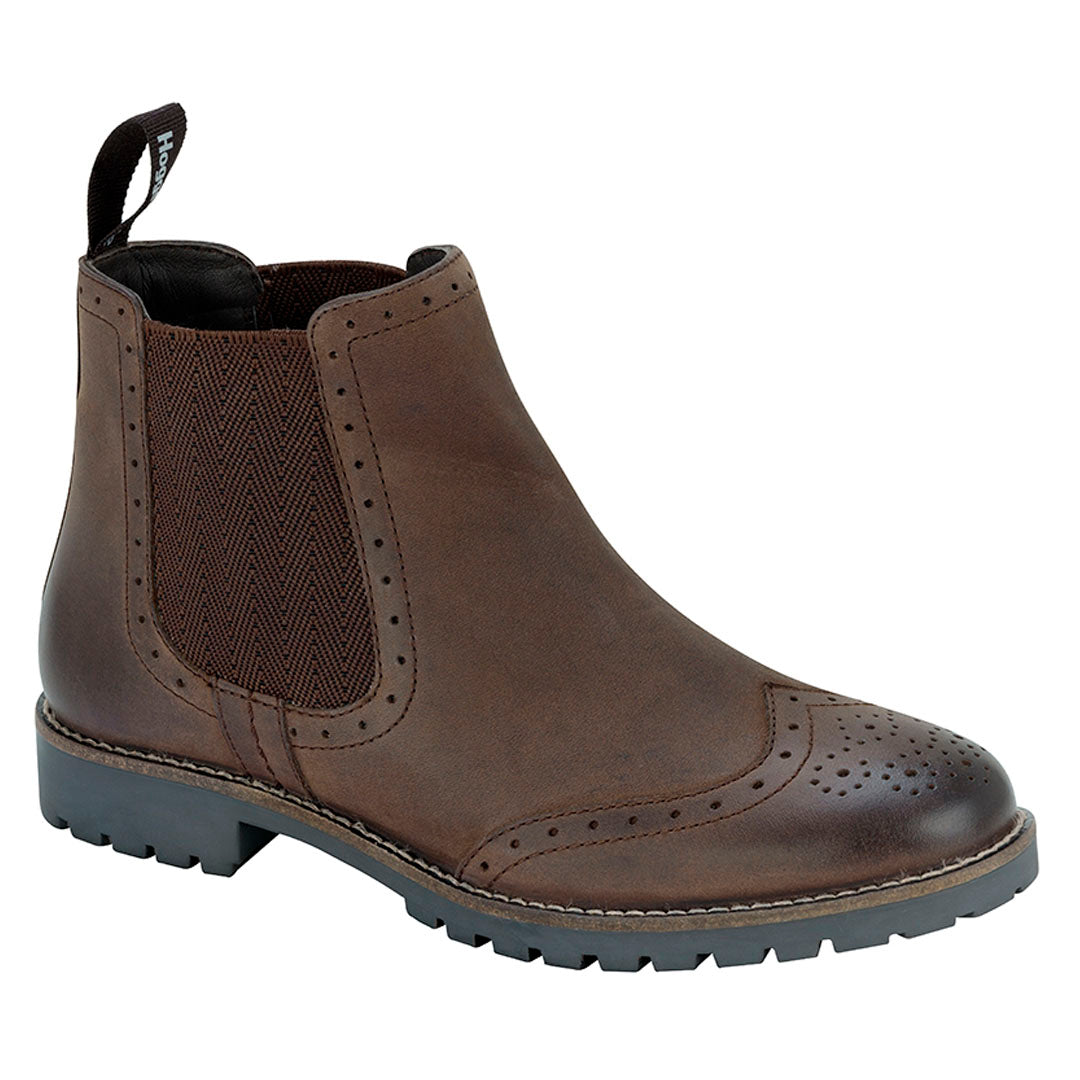 Hoggs of Fife Ladies Brogue Chelsea Boots