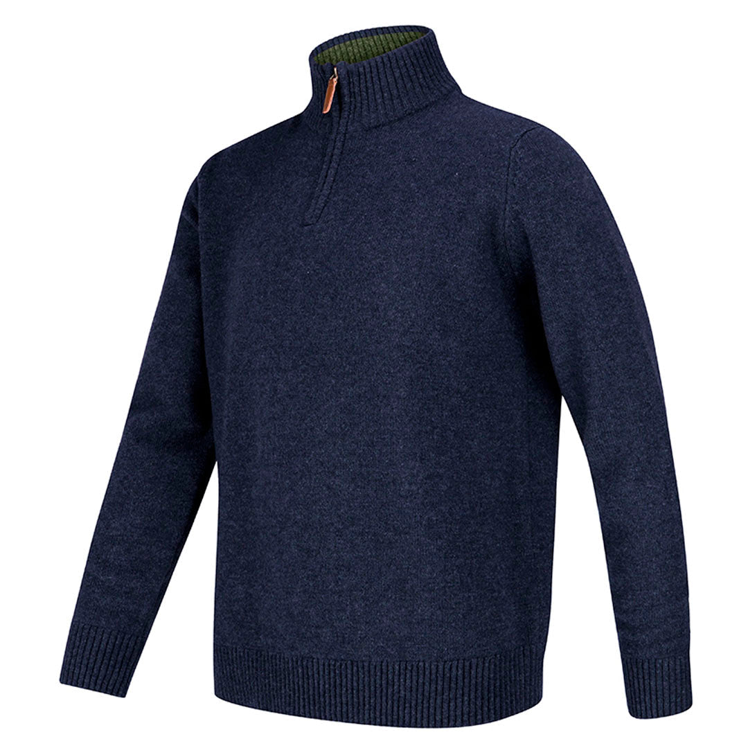 Hoggs of Fife Lothian Zip Neck Men's Jumper