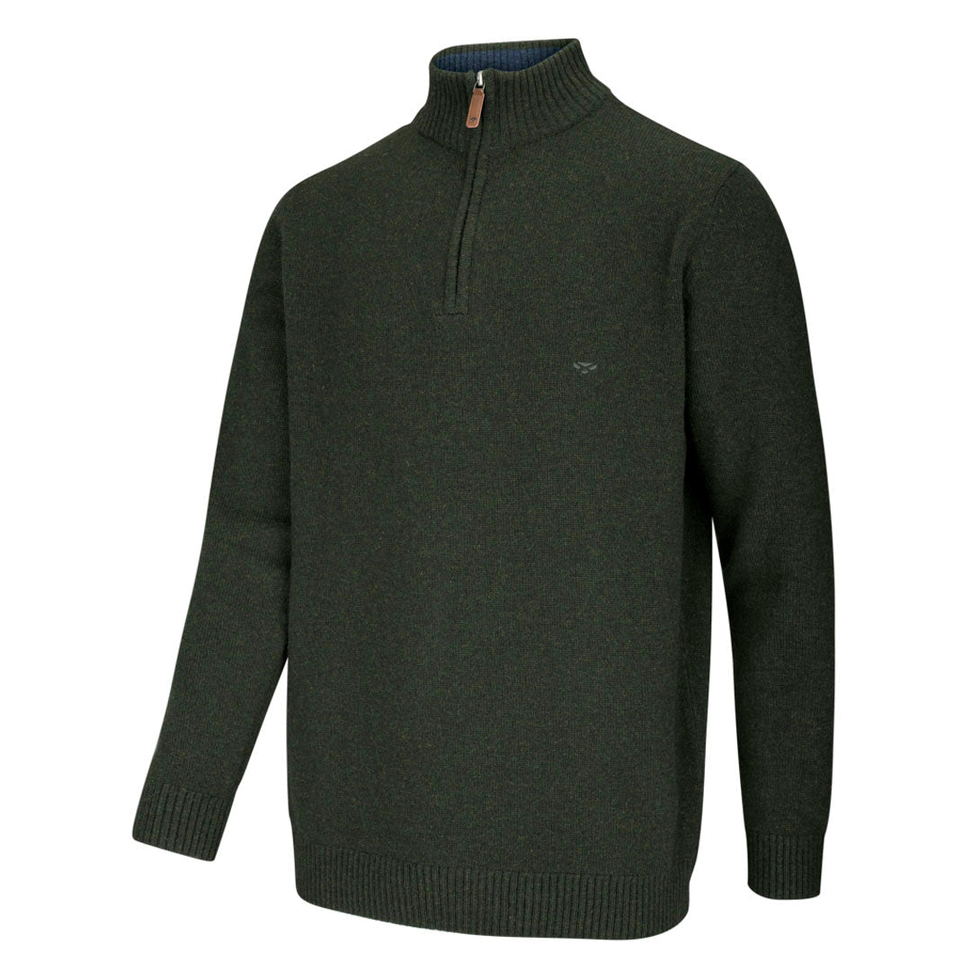 Hoggs of Fife Lothian Zip Neck Men's Jumper