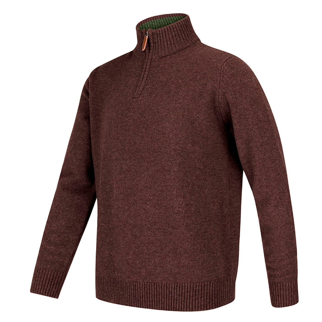 Hoggs of Fife Lothian Zip Neck Men's Jumper