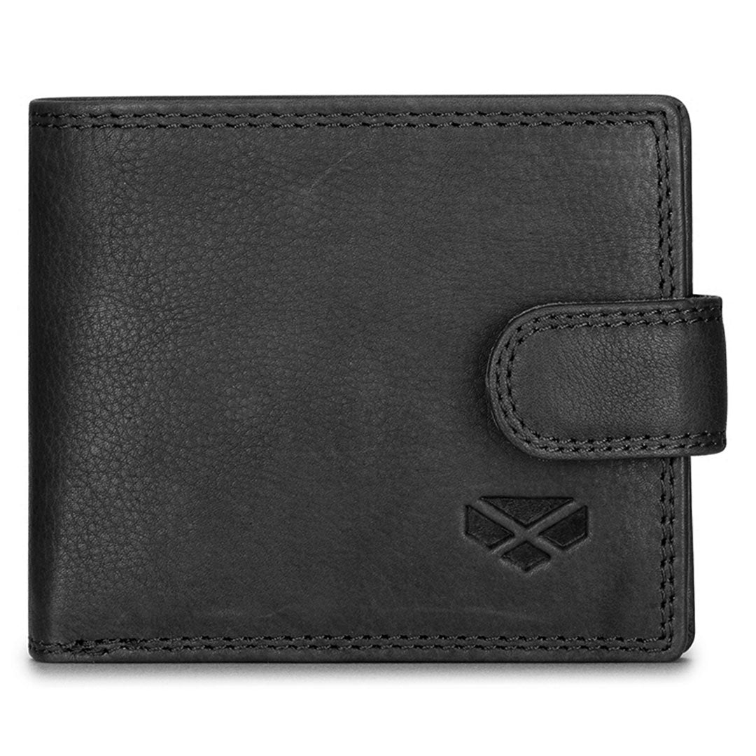 Hoggs of Fife Monarch Leather Coin Wallet with Tab