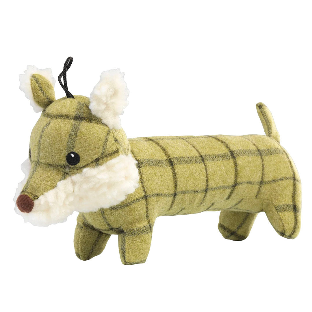 House of Paws Tweed Plush Long Body Dog Toy