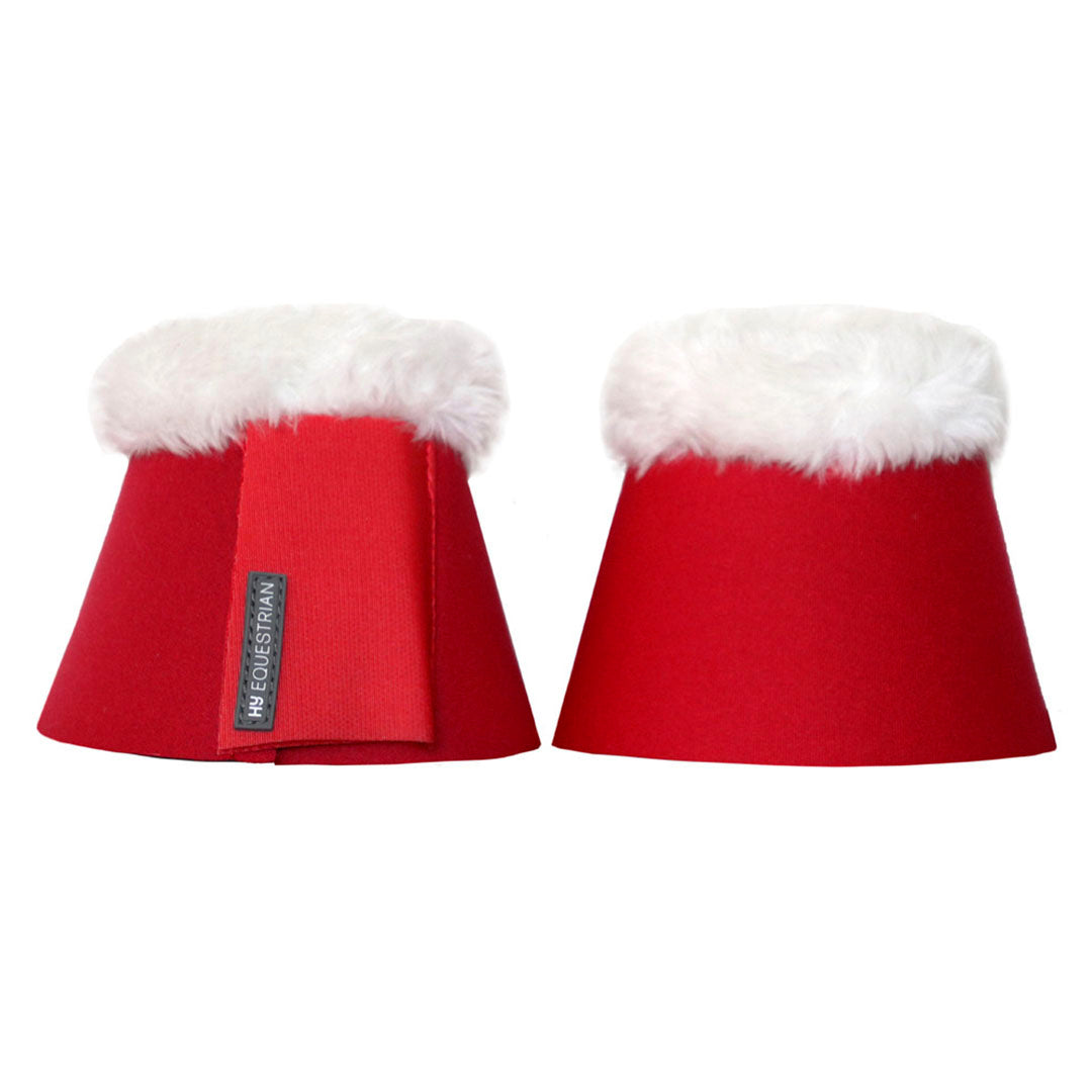 Hy Equestrian Christmas Santa Over Reach Boots
