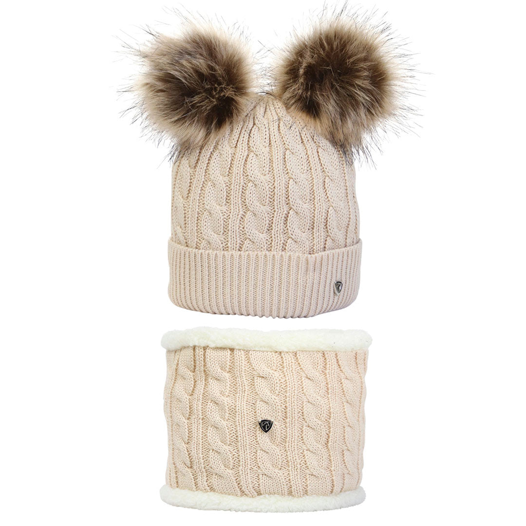 Hy Equestrian Morzine Children's Hat and Snood Set
