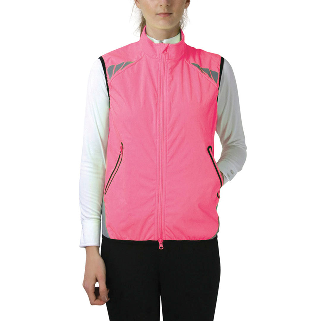 Hy Equestrian Pass Wide and Slow Ladies Reflector Gilet