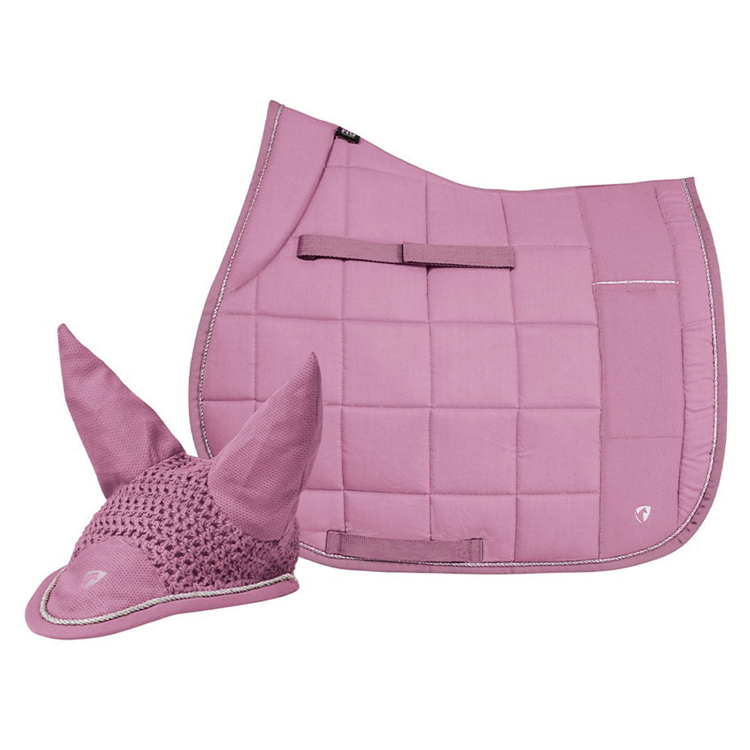 Hy Equestrian Synergy Saddle Pad and Fly Veil Bundle