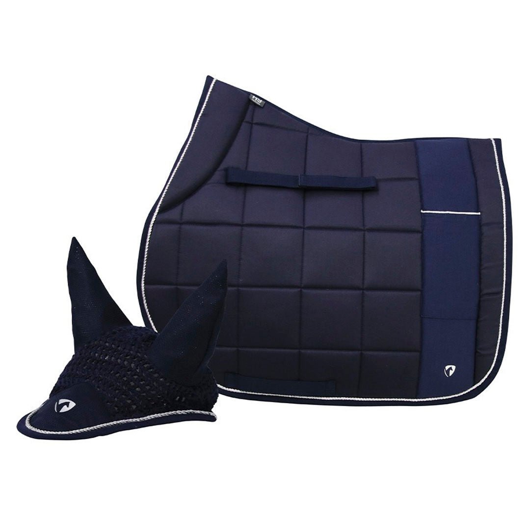 Hy Equestrian Synergy Saddle Pad and Fly Veil Bundle