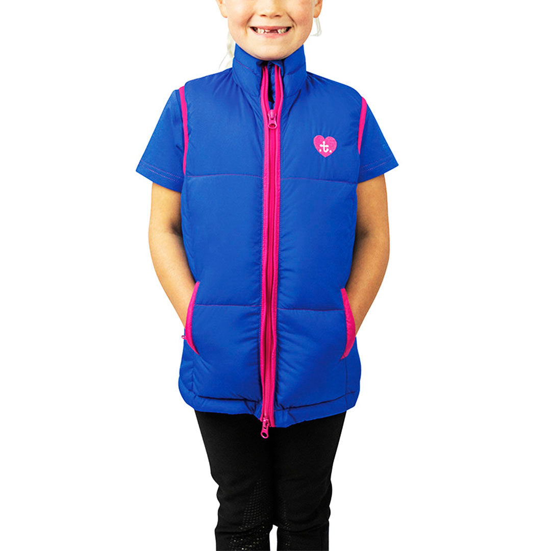 Hy Equestrian Thelwell Race Collection Children's Padded Gilet