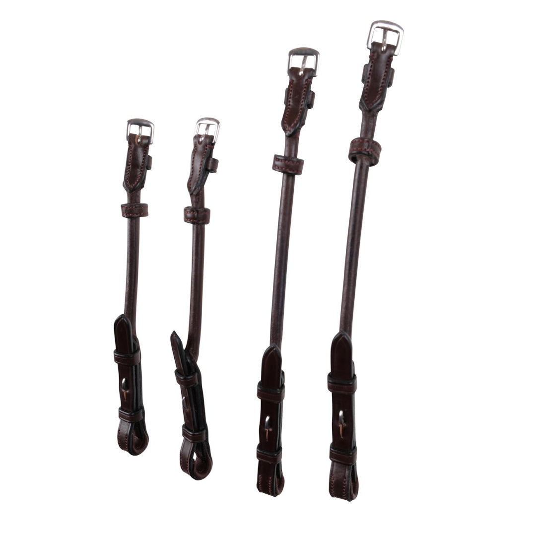 Montar Round Double Bridle Cheek Pieces With French Hooks