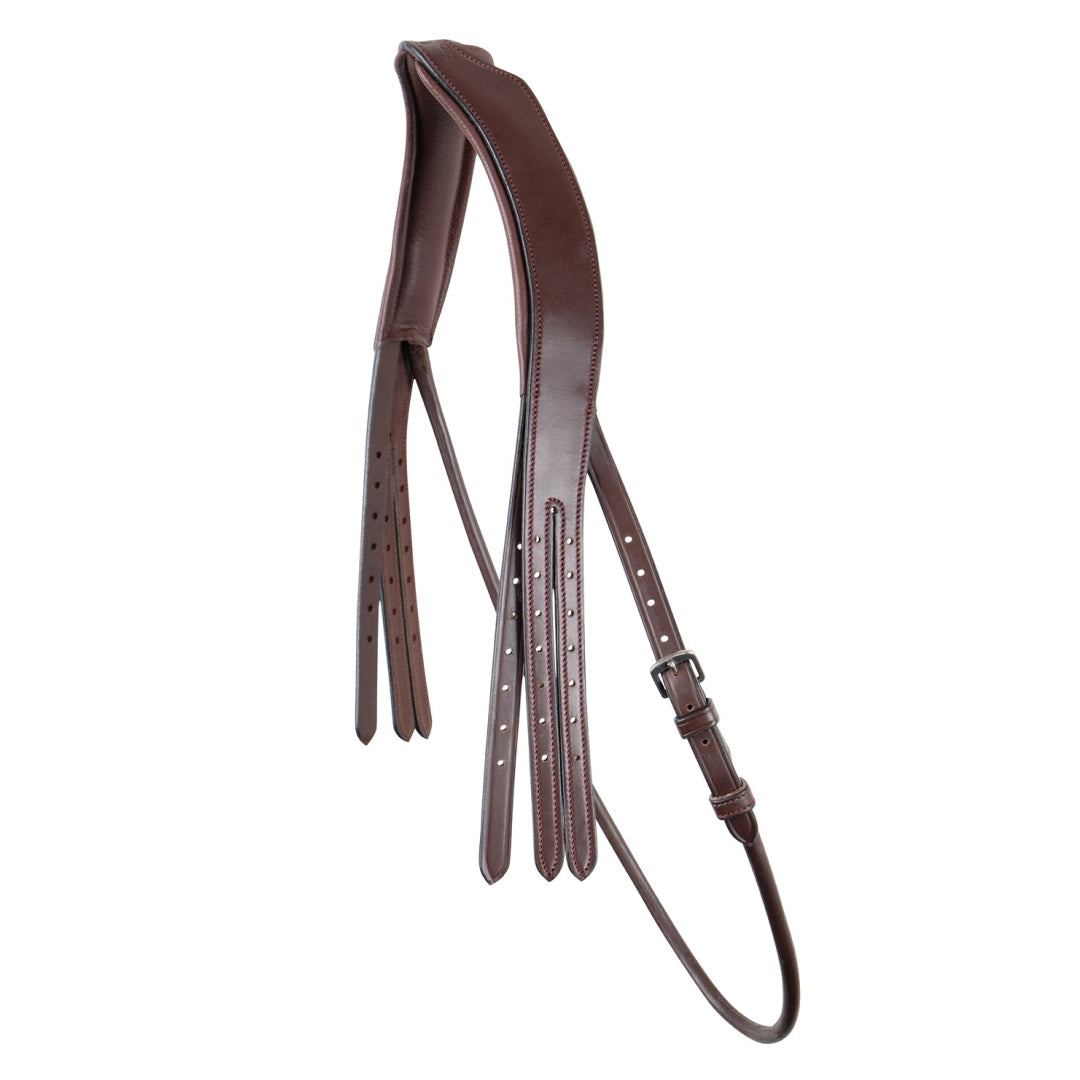 Montar Organic Tanned Double Headpiece With Round Throatlash