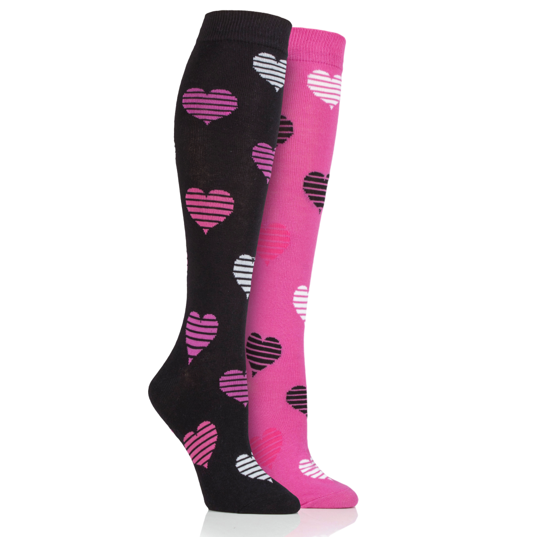 Storm Bloc Children's Light Weight Chester Jacquard Heart Socks