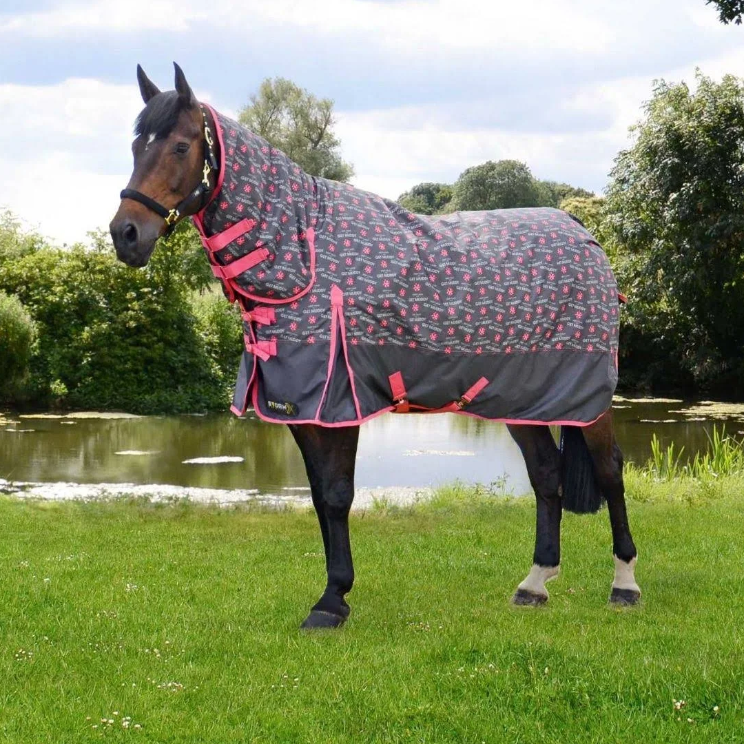 StormX Original Keep Calm and Get Muddy 200g Combi Turnout Rug