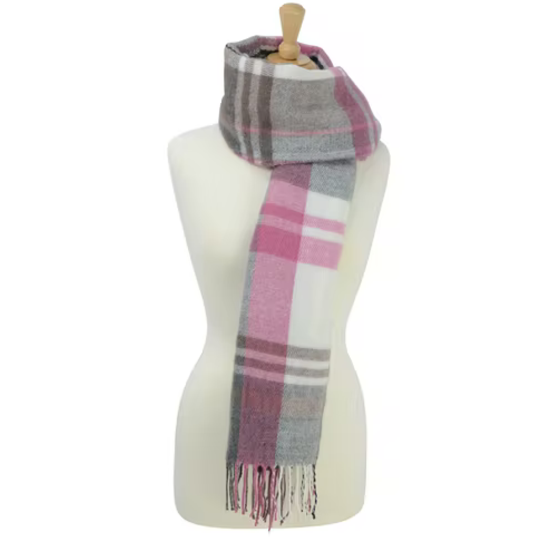 HyFASHION Ladies Supersoft Tartan Scarf