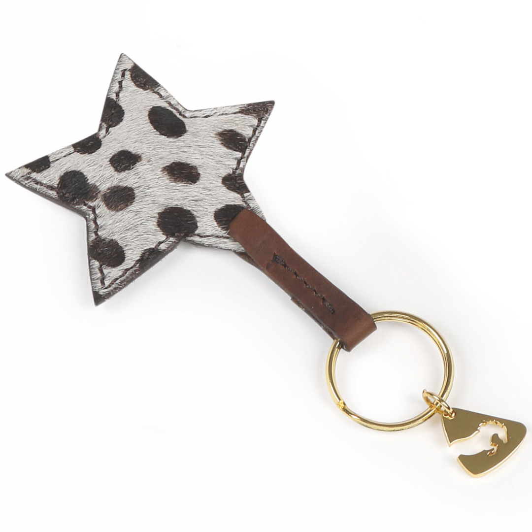 Shires Aubrion Cowhide Keyring