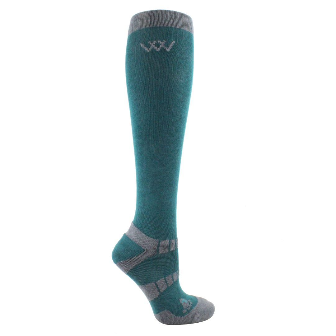 Woof Wear Bamboo Waffle Long Riding Socks