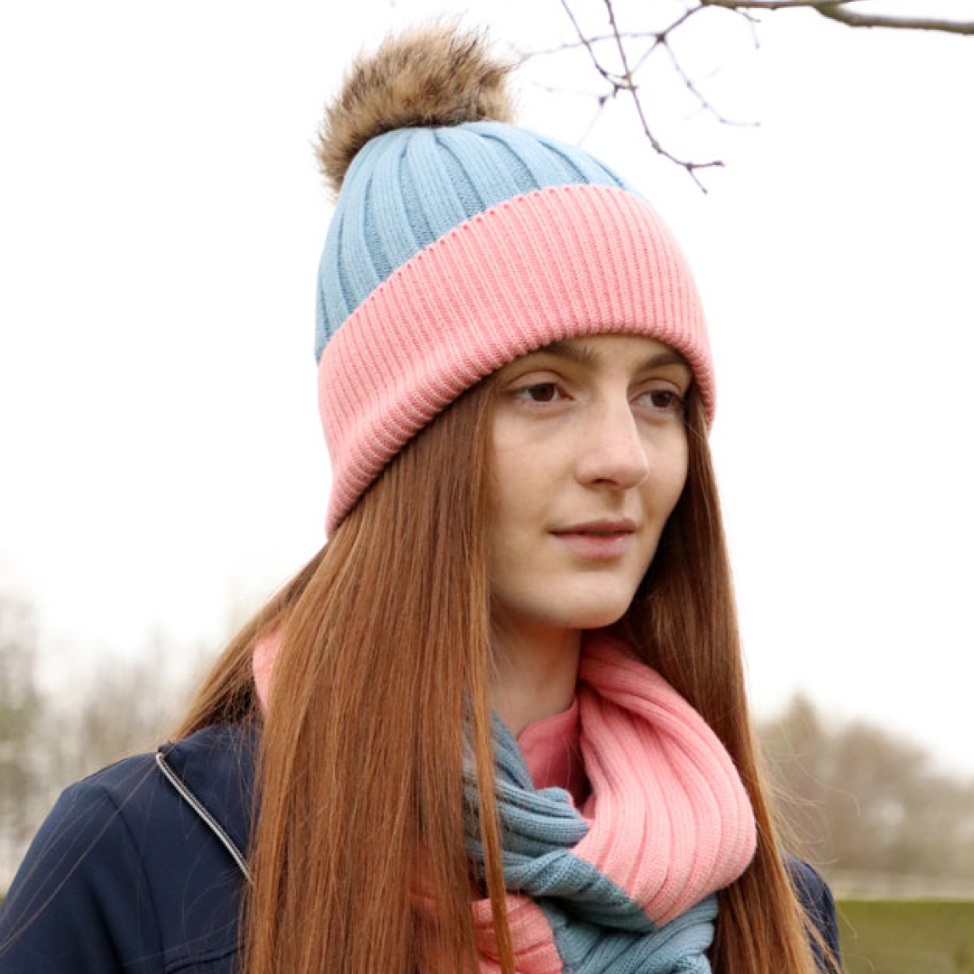 Hy Equestrian Synergy Luxury Bobble Hat