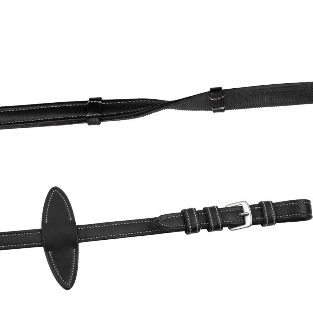 Montar Soft Leather/Rubber With Grips, Stoppers, Cream Stitching And Buckles