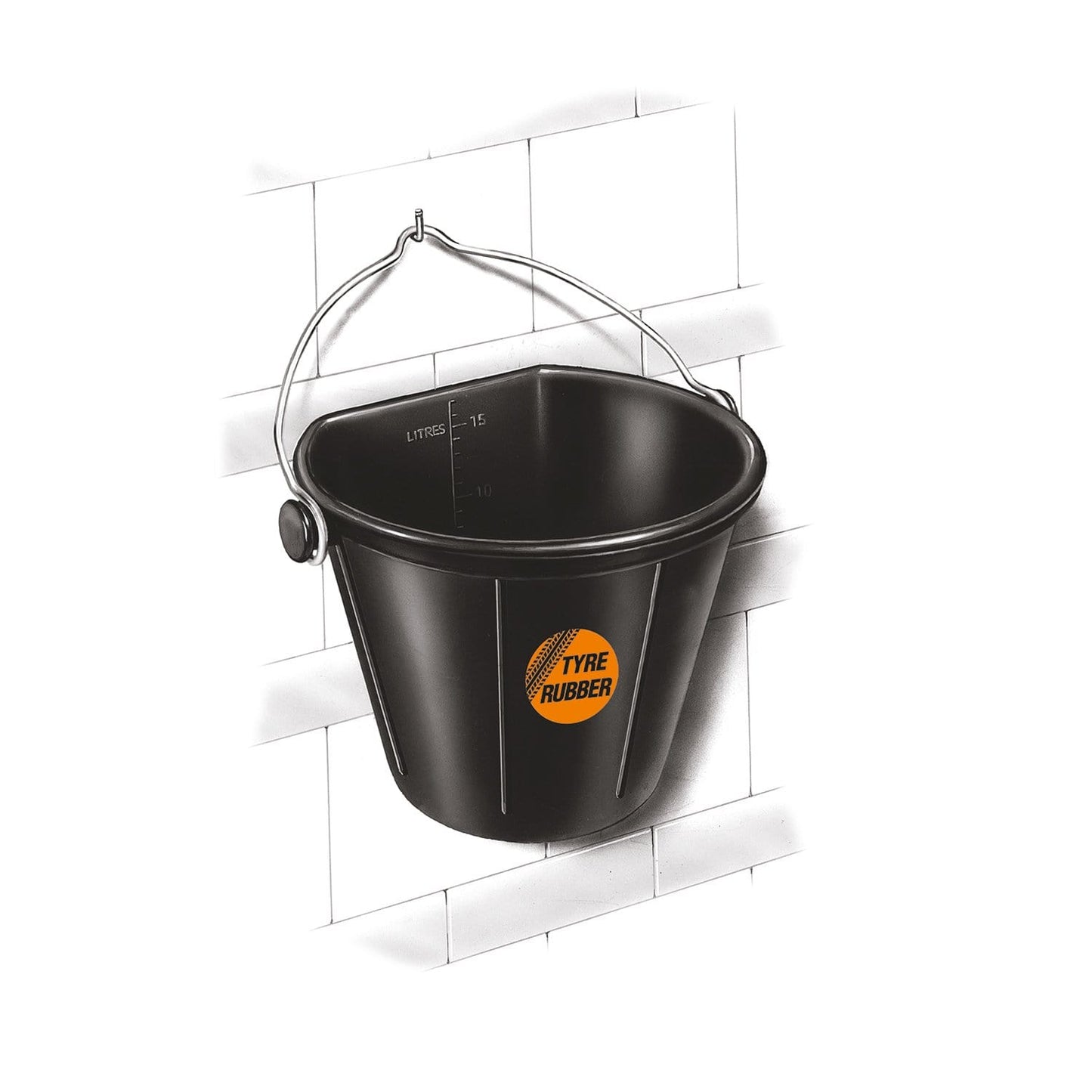 Red Gorilla Flat Back Bucket