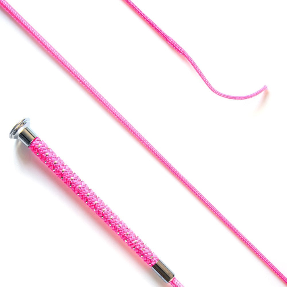 KM Elite Dressage Whip with Silver Braided Grip