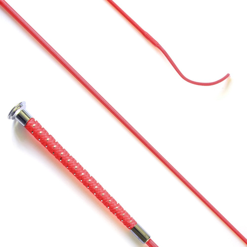 KM Elite Dressage Whip with Silver Braided Grip
