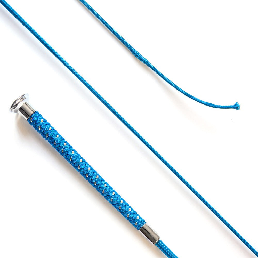 KM Elite Dressage Whip with Silver Braided Grip