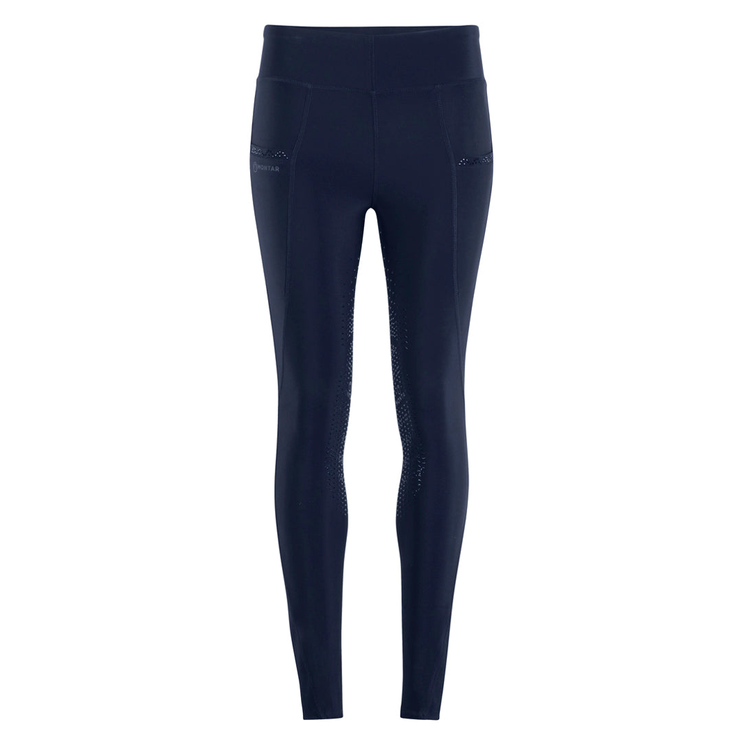 Montar Junior Crystal Detail Knee Grip Riding Tights