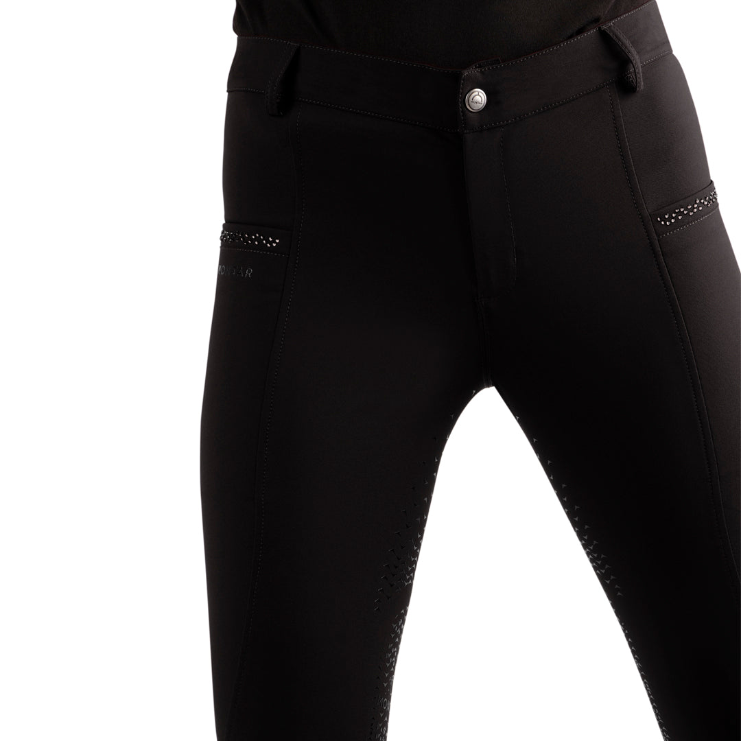 Montar Junior Crystal Detail Full Grip Adjustable Breeches