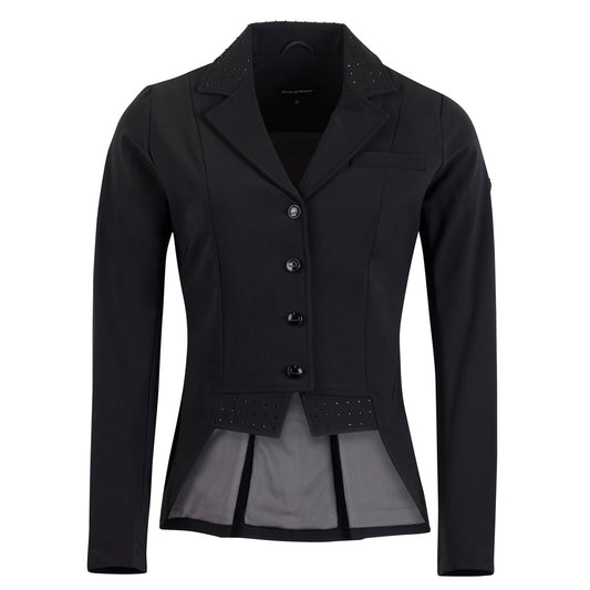 Montar Crystal Detail Ladies Short Tail Dressage Coat