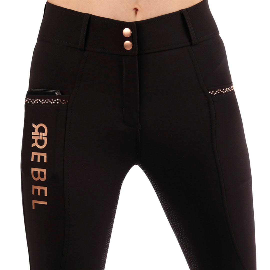 Montar Rebel Rose Gold Detail Full Grip Ladies Breeches