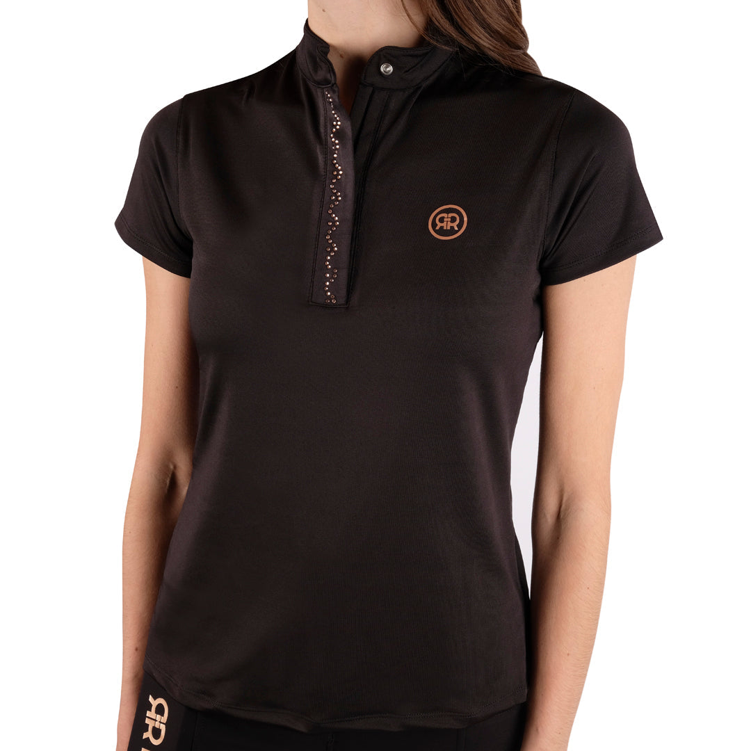 Montar Rebel Rose Gold Detailed Polo Shirt