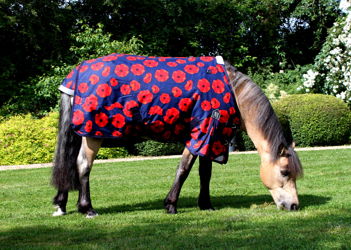 Mark Todd Mediumweight “Poppy Appeal” Turnout Rug Special Edition