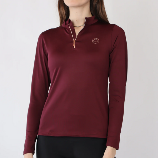 Montar Everly Junior Rose Gold Detail Long Sleeve Base Layer